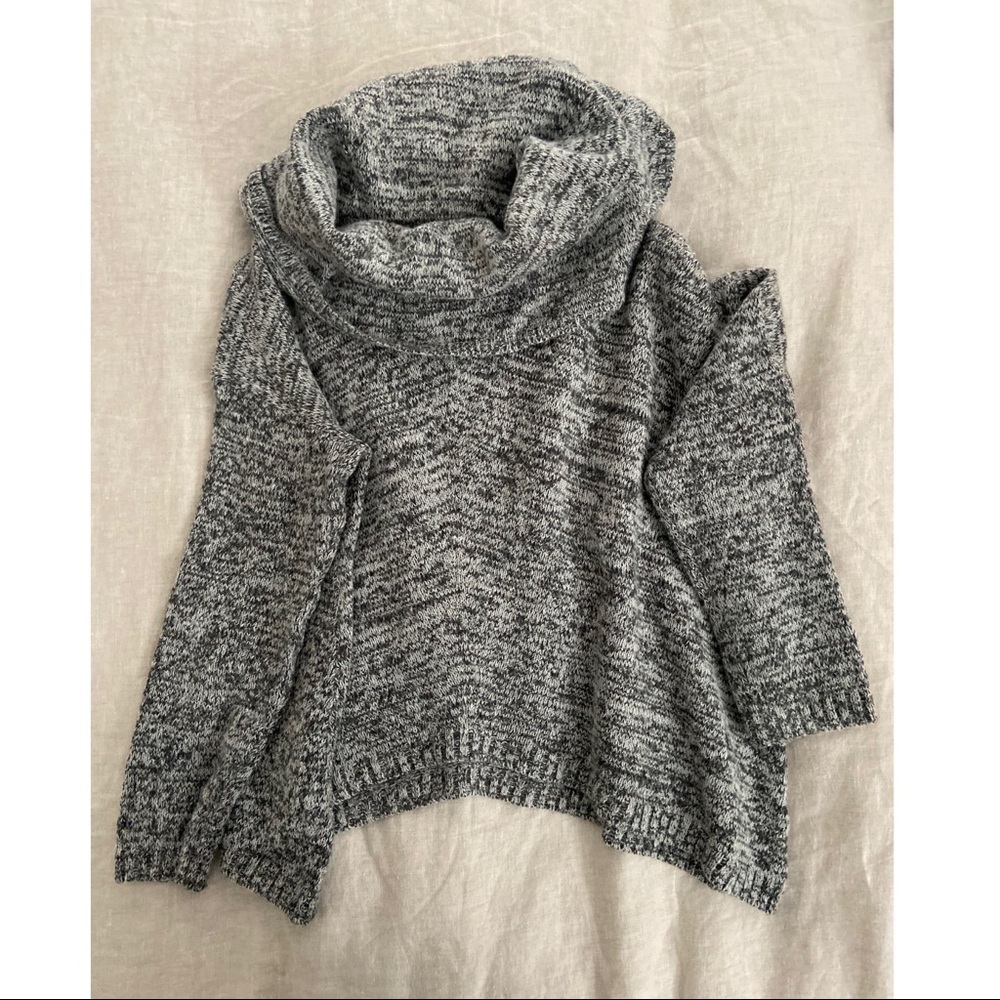 Heather gray sweater